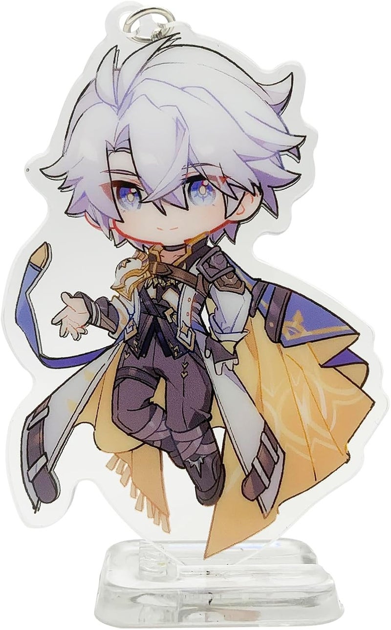 YJacuing Honkai: Star Rail Chibi Cute Acrylic Stand Figure Keychain - Image 1